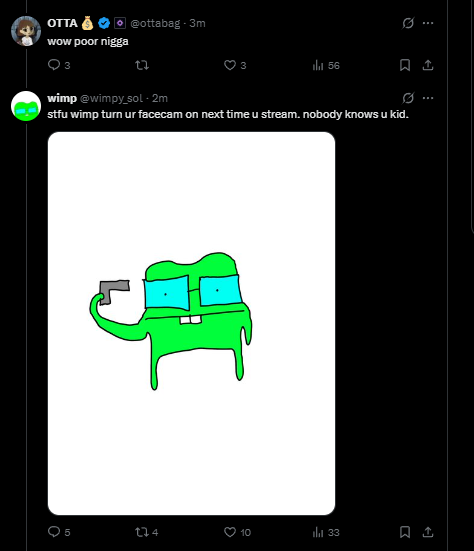 wimpy_sol's tweet photo. get fucking ratiod wimp @ottabag https://t.co/OwKeugWB9P