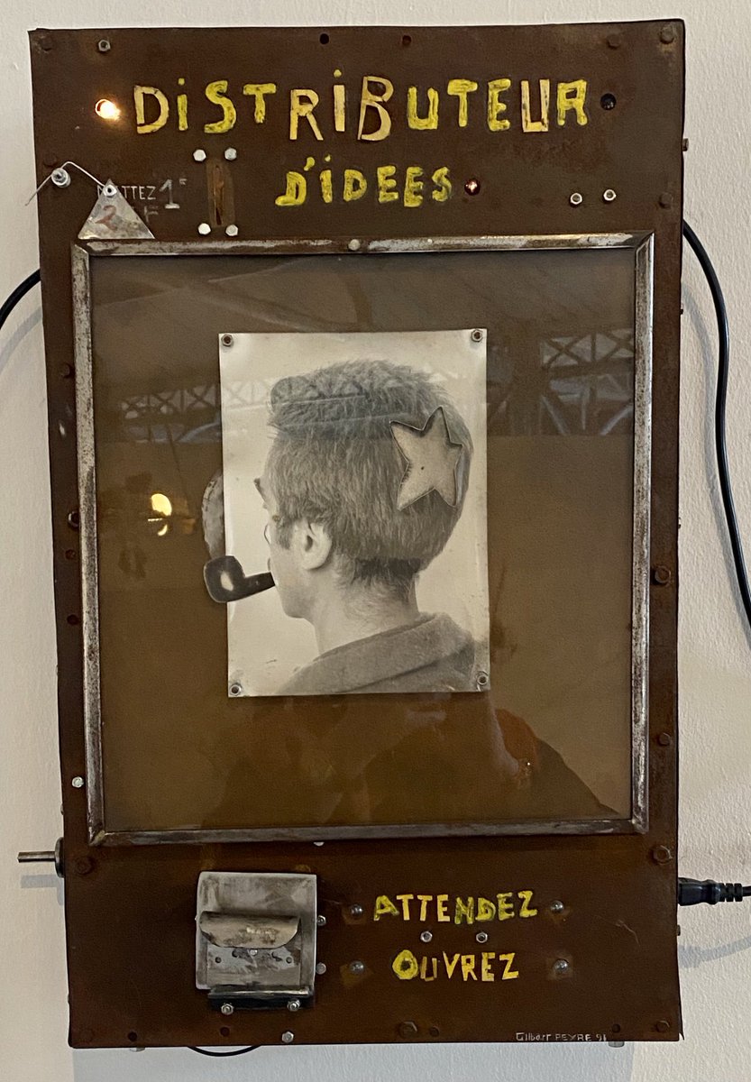 #HalleSaintPierre #Paris18
L’extraordinaire monde électromécanomaniaque du plasticien Gilbert PEYRE et excellente visite guidée.
Et au rez-de-chaussée de l’art brut iranien qui ne manque pas de piquant !
Jusqu’au 31 juillet