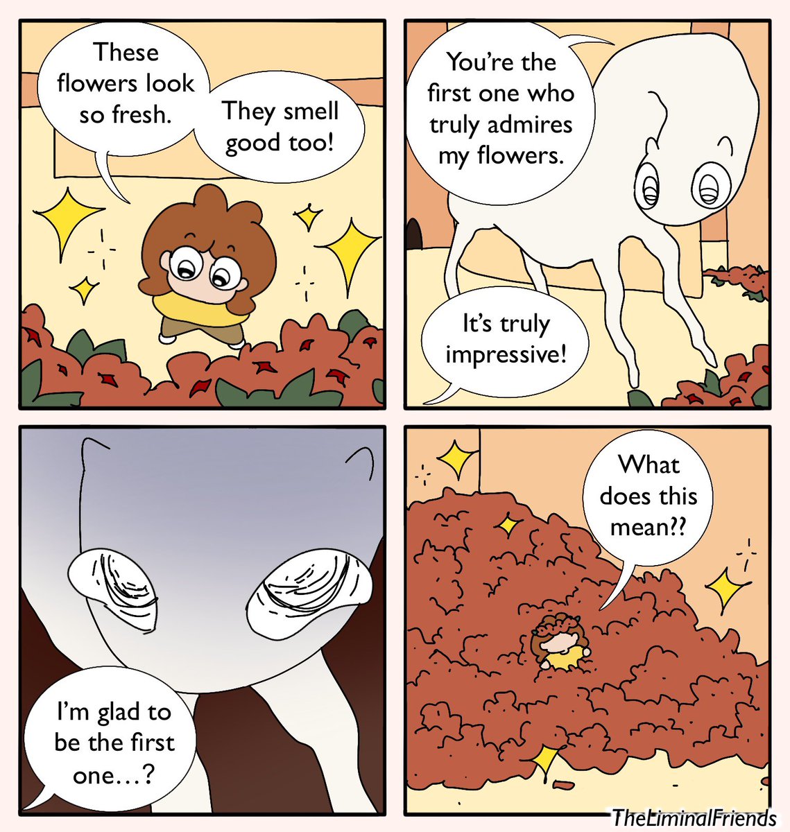 Complimenting a liminal entity. (oc)