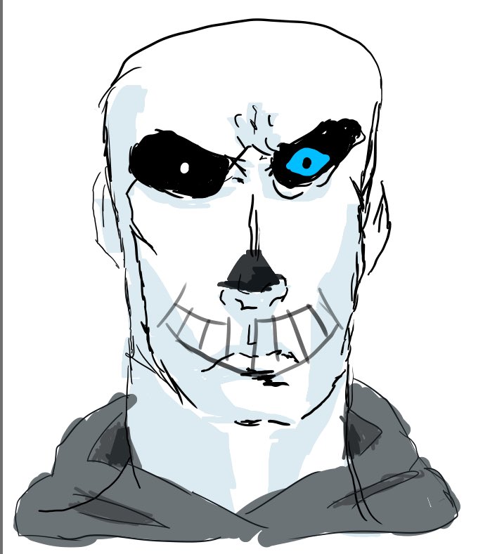 This is my Invincible war oc, his name is sansvincible