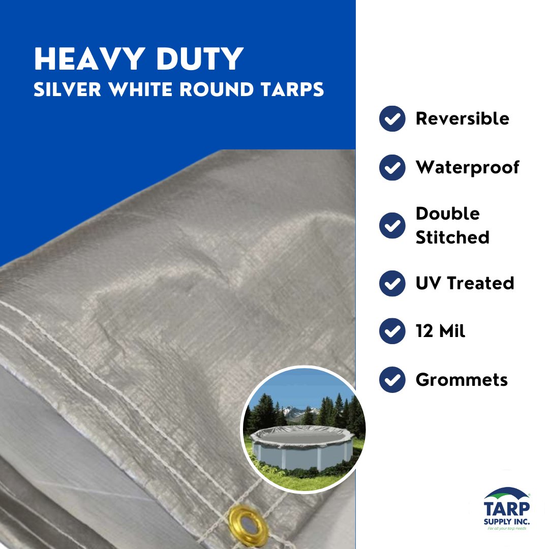 tarpsupplyinc's tweet photo. Tarp Supply Inc.®'s Featured Product: SUPER HEAVY DUTY SILVER WHITE ROUND TARPS! These tarps are crafted for the toughest conditions, offering exceptional protection and resilience.
🛒 https://t.co/EgdXk4XbtV
📞 630-953-4700
#Polyethylene #PolyTarp #PolyTarps #Tarp #Tarps https://t.co/YNUyOmFiJe
