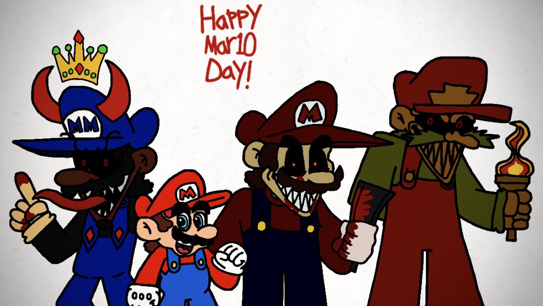 HAPPY MAR10 DAY! 

Enjoy the remake of my drawing from a year ago