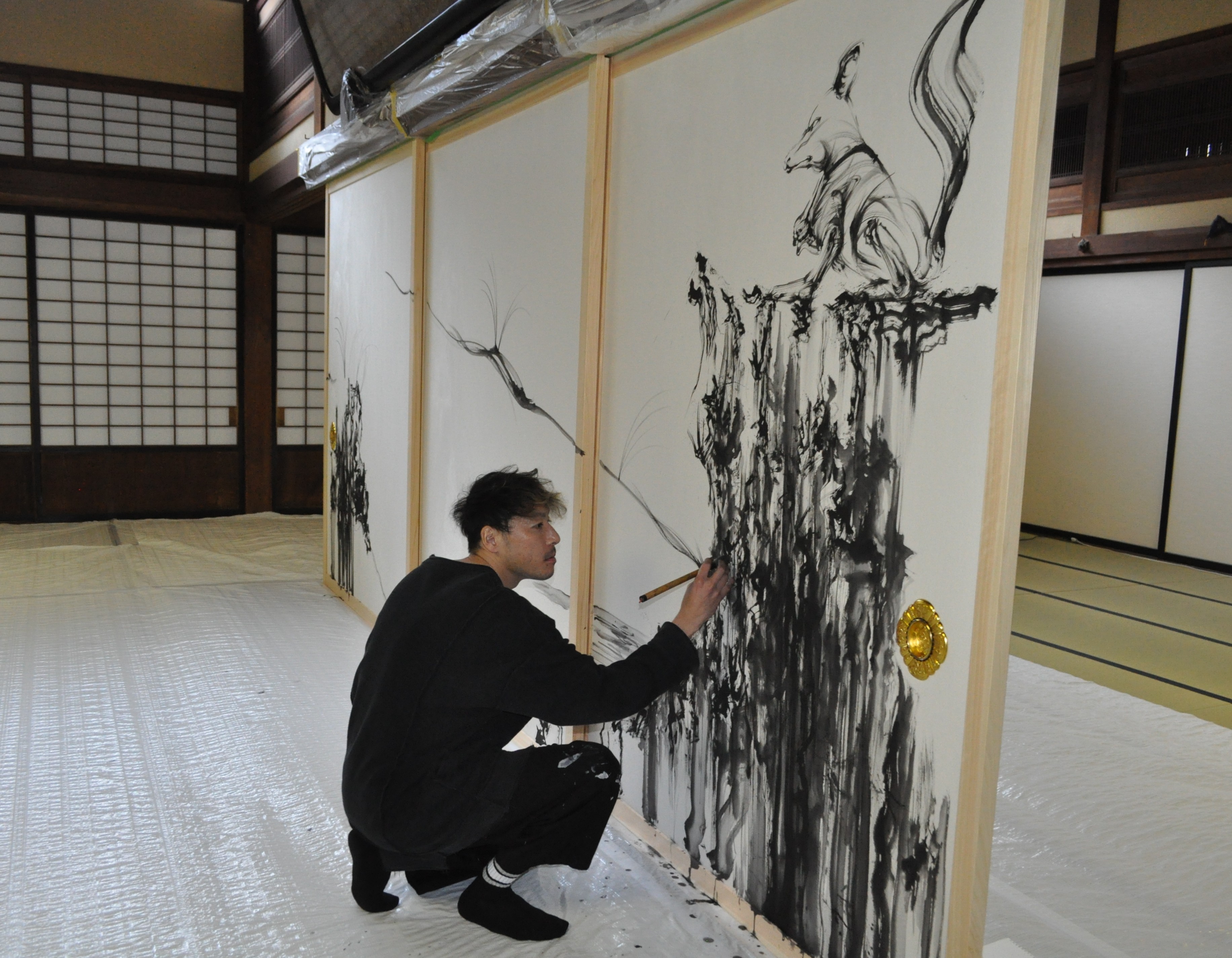 サイン有 西元祐貴 陶墨画 作品集 I