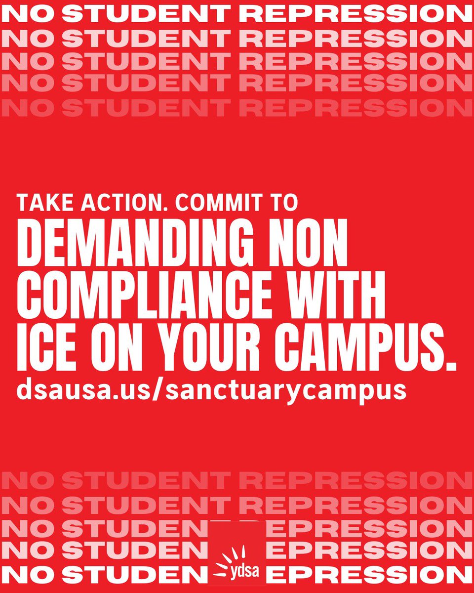 FUCK NO TO FASCIST ATTACKS ON PRO PALESTINE PROTESTORS

The illegal, baseless arrest of Palestinian organizer &amp; permanent resident Mahmoud Khalil is only an escalation in fascist attacks on students and youth by universities collaborating with the trump admin.