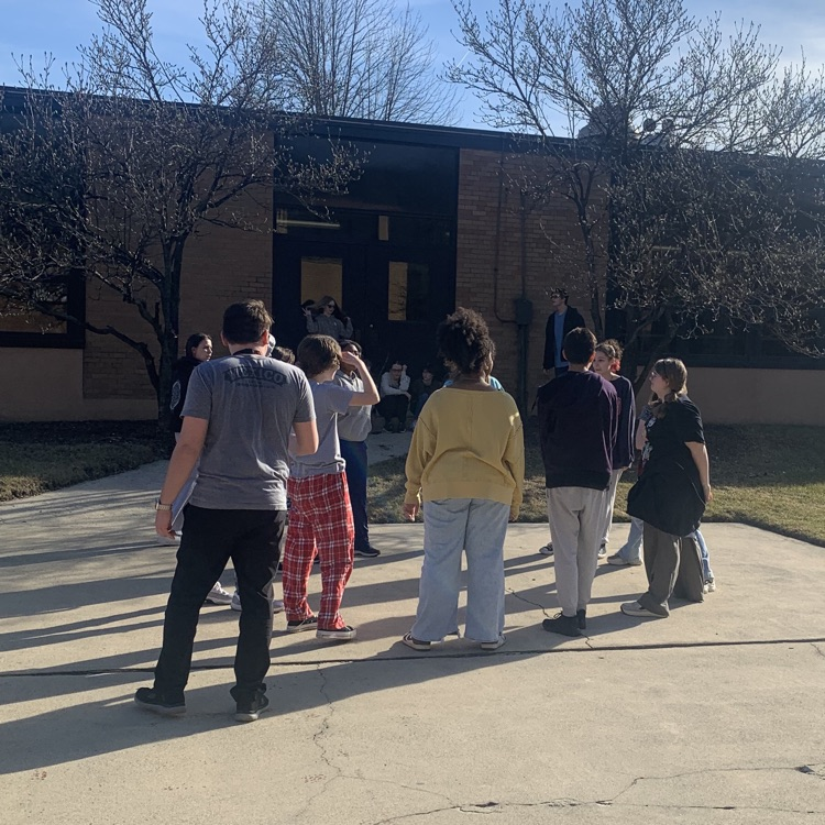It was perfect weather to take Drama Rehearsal outside for some fun today! #TPTitanNation