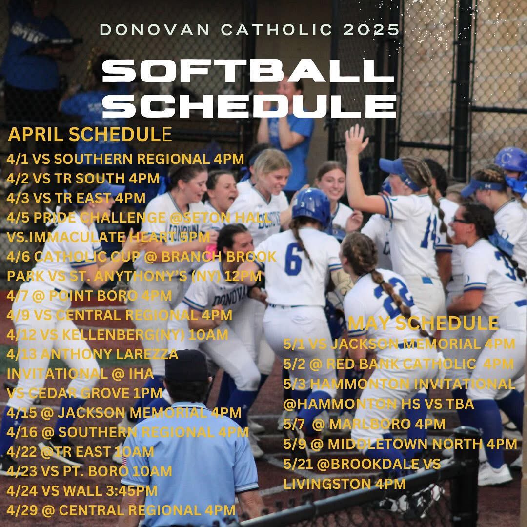 Bella Maria (@bellamaria2026) on Twitter photo Day 1 of HS 🥎is in the 📚
👀⏩ to a great season. Our schedule is ⏬ So excited to be part of <a href="/Donovansoftbal1/">Donovan Catholic Softball</a> Program.
Blessed and grateful to so many Great Players that have set the standard of what is expected.
<a href="/ExtraInningSB/">EXTRA INNING SOFTBALL</a> <a href="/LineDsoftball/">Line Drive Media</a> <a href="/SoftbalAmerica/">Softball America</a> <a href="/LegacyLegendsS1/">Legacy & Legends Softball</a> Day 1 of HS 🥎is in the 📚
👀⏩ to a great season. Our schedule is ⏬ So excited to be part of <a href="/Donovansoftbal1/">Donovan Catholic Softball</a> Program.
Blessed and grateful to so many Great Players that have set the standard of what is expected.
<a href="/ExtraInningSB/">EXTRA INNING SOFTBALL</a> <a href="/LineDsoftball/">Line Drive Media</a> <a href="/SoftbalAmerica/">Softball America</a> <a href="/LegacyLegendsS1/">Legacy & Legends Softball</a>