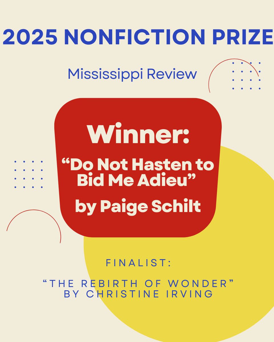 Mississippi Review tweet media