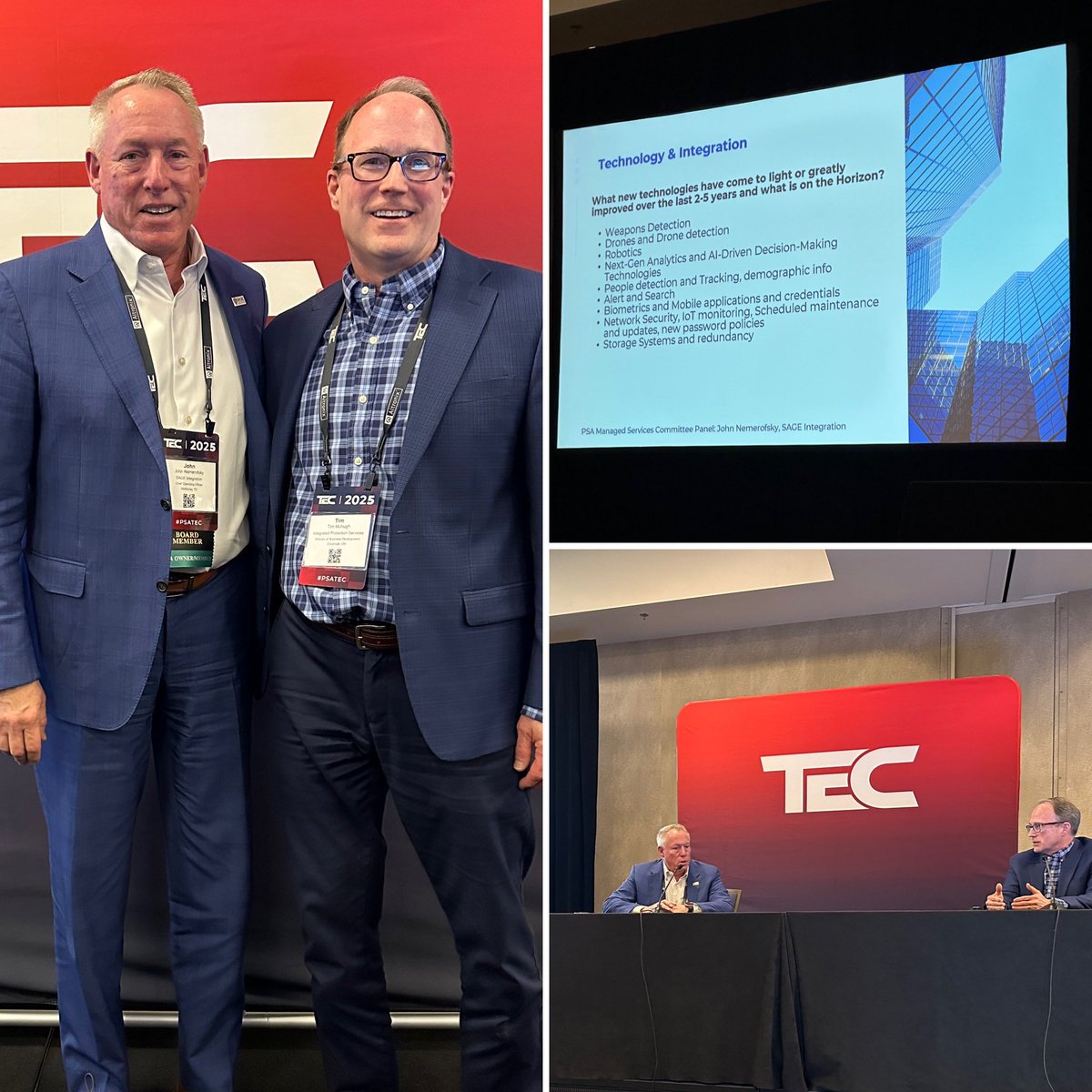 Our Business Development Director Tim McHugh hosted a great session today at #PSATEC alongside John Nemerofsky! These two industry leaders spoke about developing Managed Services programs and the benefits they bring to integrators and clients alike. #SmarterFasterBetter