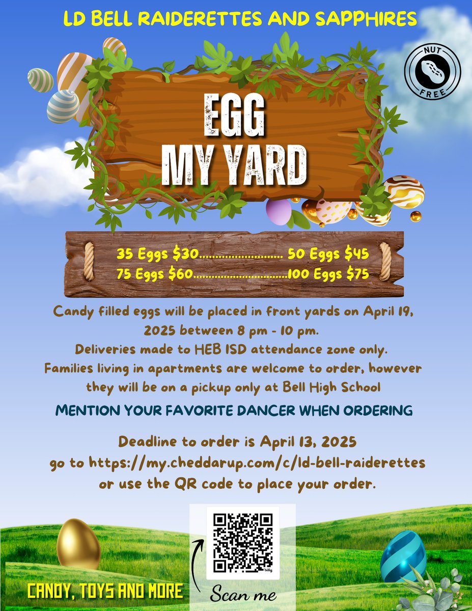 Remember to get your eggs ordered. Last year we sold out!