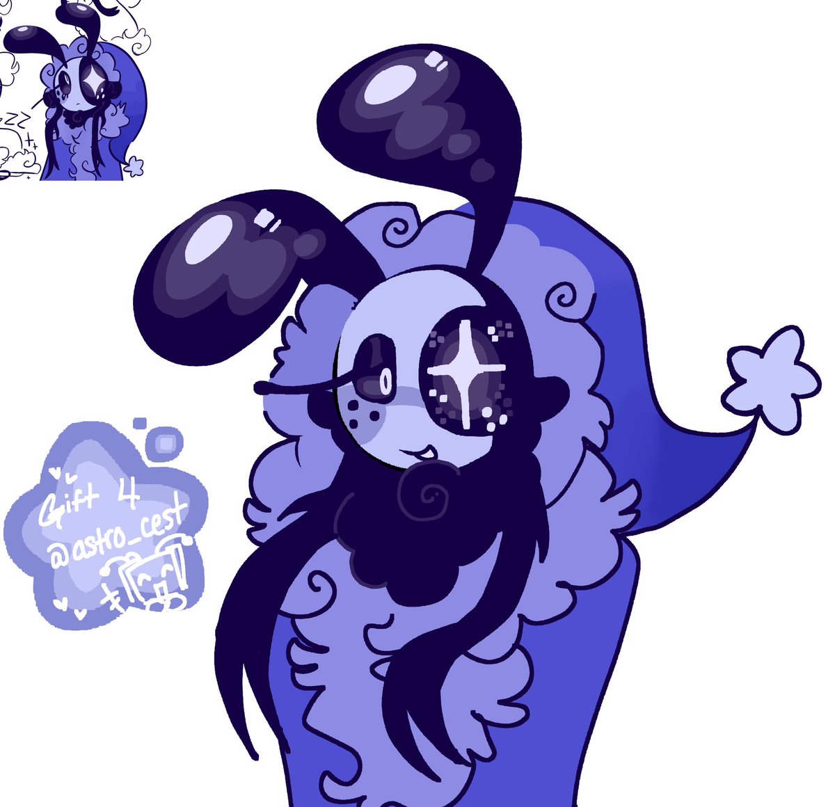 sirdyle's tweet image. I love your art and the way you draw Astro sm 🙏🏾🙏🏾🙏🏾 @Astro_Cest 
i got a cool mootie ^