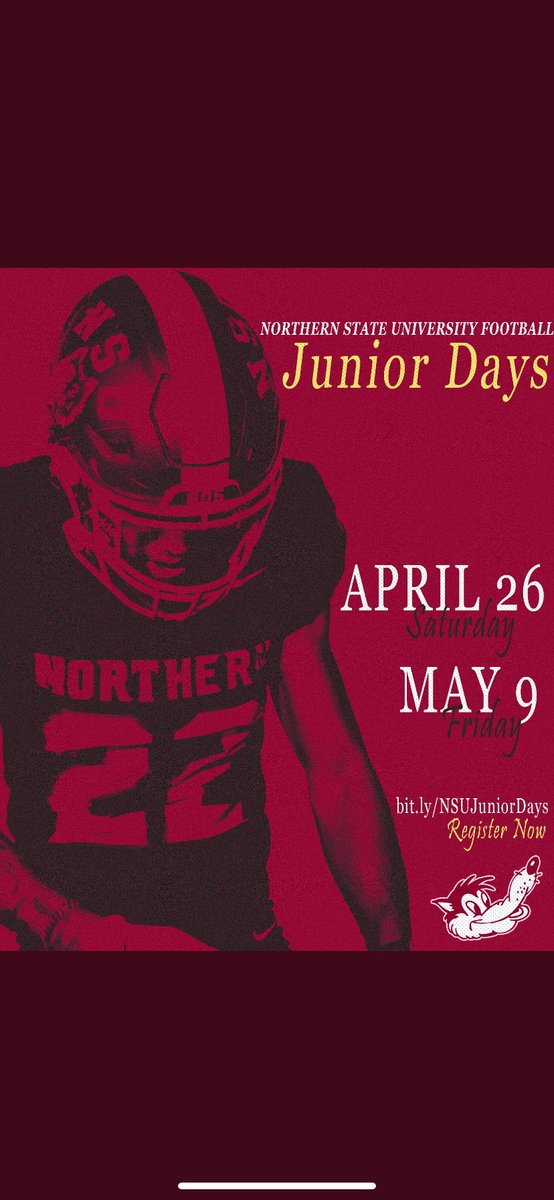 Camarion Williams (@camarionwillia0) on Twitter photo Thank you coach <a href="/JakeIery/">Jake Iery</a> and <a href="/NSUWolves_FB/">Northern State Football🐺 🏈</a> for the junior day invite! Can’t wait to see your campus in the spring! <a href="/23malachi_/">Malachi Echols ⚡️</a> <a href="/AntonGraham_/">Coach Graham (AG)</a> <a href="/LowkeyGB/">CoachGB 🦅</a> <a href="/PrepRedzoneWI/">Prep Redzone Wisconsin</a> Thank you coach <a href="/JakeIery/">Jake Iery</a> and <a href="/NSUWolves_FB/">Northern State Football🐺 🏈</a> for the junior day invite! Can’t wait to see your campus in the spring! <a href="/23malachi_/">Malachi Echols ⚡️</a> <a href="/AntonGraham_/">Coach Graham (AG)</a> <a href="/LowkeyGB/">CoachGB 🦅</a> <a href="/PrepRedzoneWI/">Prep Redzone Wisconsin</a>