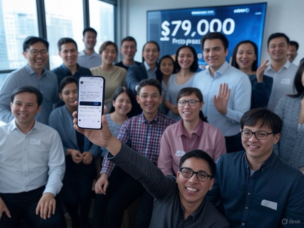 Bitcoin at $79K today My wallet’s doing the moonwalk while my bank account’s still practicing for the broke-olympics. Thanks, Satoshi, for the rollercoaster—I’m just here for the snacks!