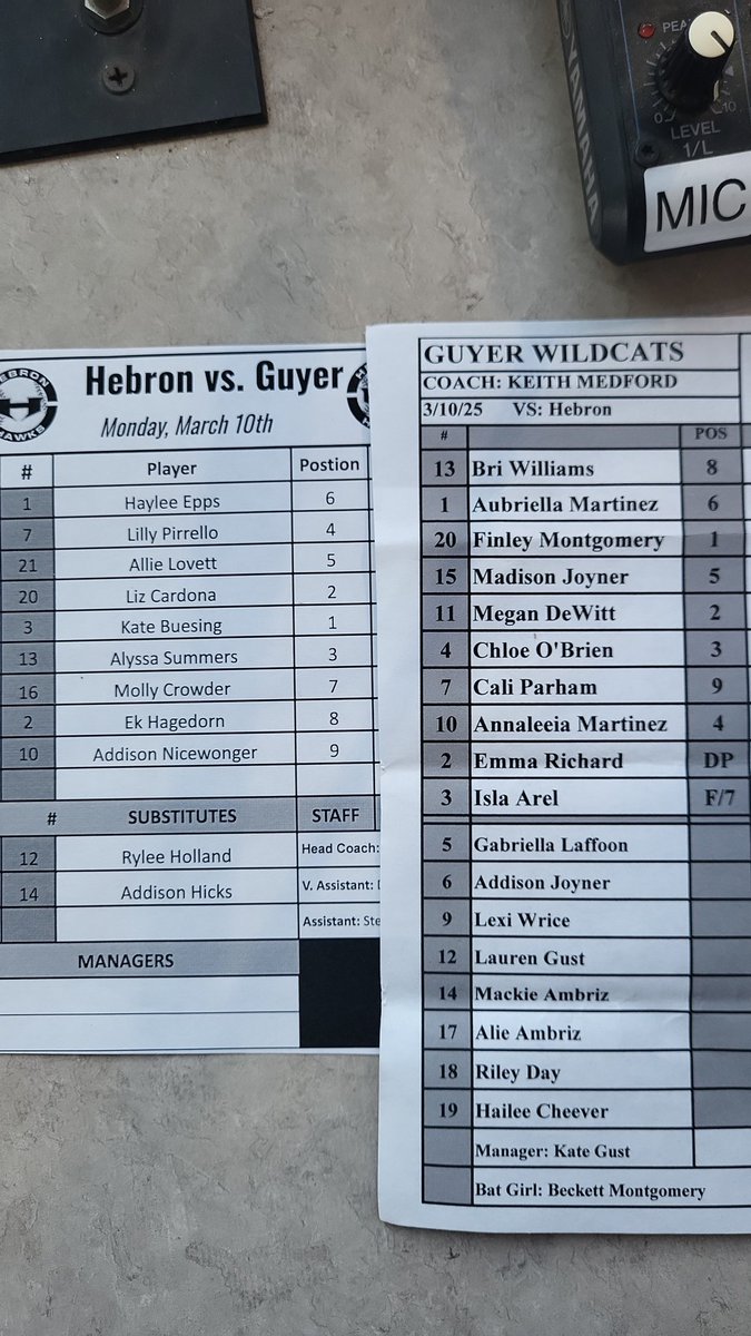 HebronSoftball's tweet photo. Big time Spring Break battle...@GuyerSoftball vs @HebronSoftball
Tonight's starting Pitchers
@FMontgomery2026 @55KateB
5-6A #SpringBreakSoftball #HPND https://t.co/Mqq3xQFzDQ