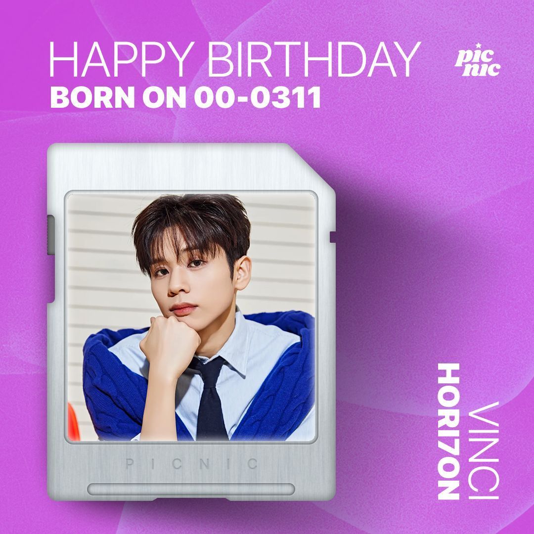 💙#빈치 의 생일을 축하해요! 
아티스트 : #VINCI 

✅ 4월의 아티스트 투표 진행중 

💜 buff.ly/4etQrTM

#피크닠 #PICNIC #호라이즌 #HORI7ON