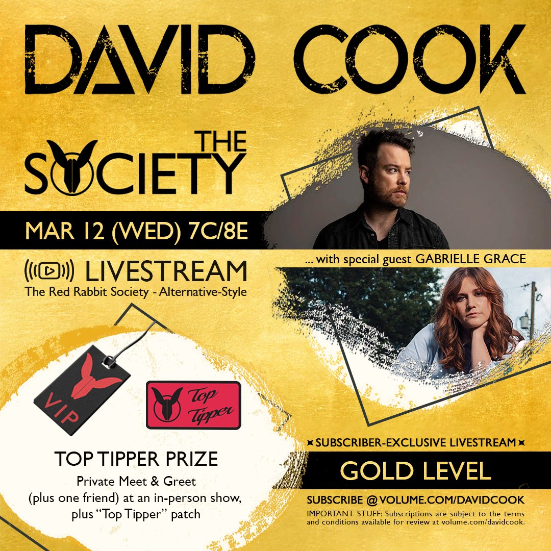 David Cook News/Info tweet media