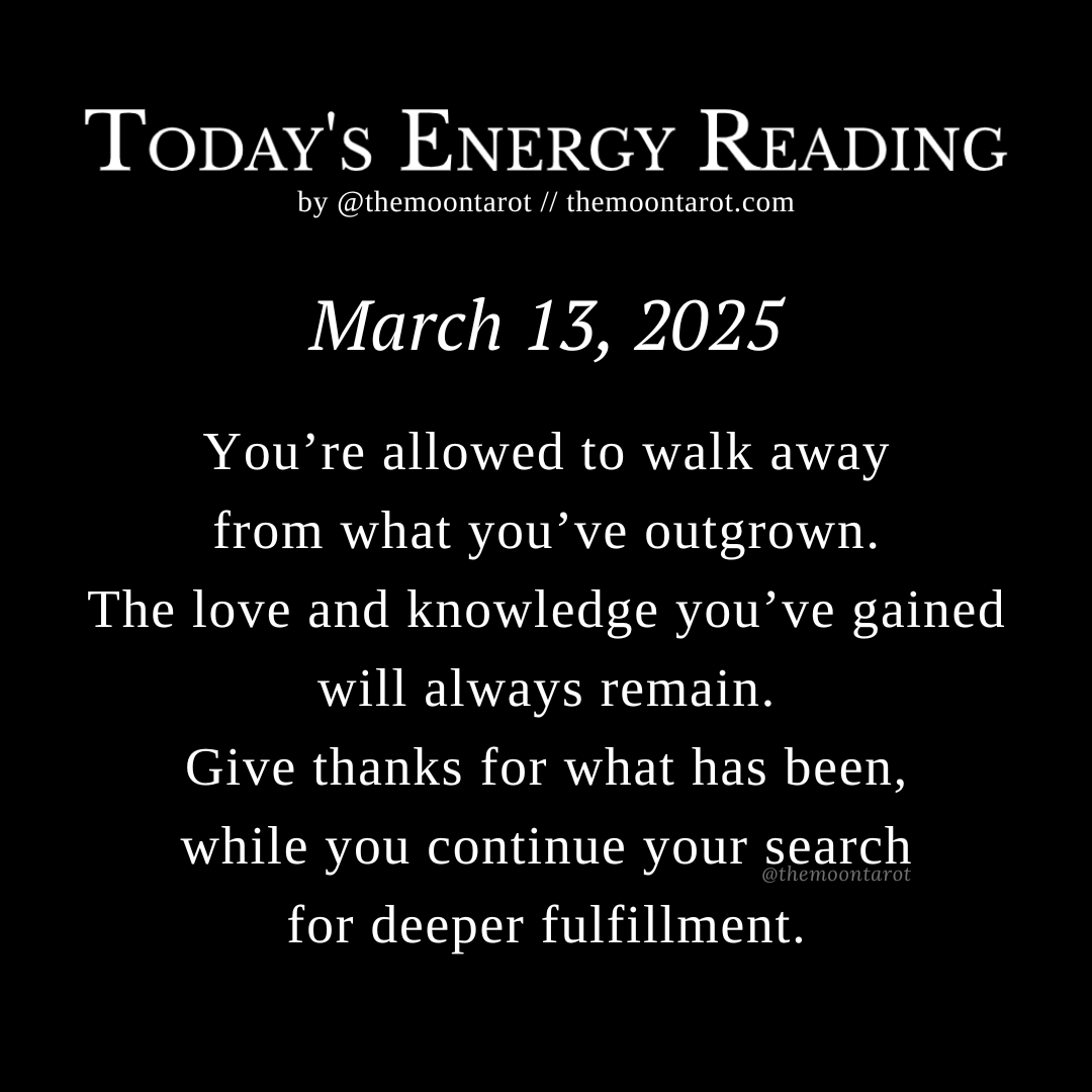 themoontarot_'s tweet photo. Today's Energy Reading: March 13, 2025 https://t.co/S7osDgcxWx
