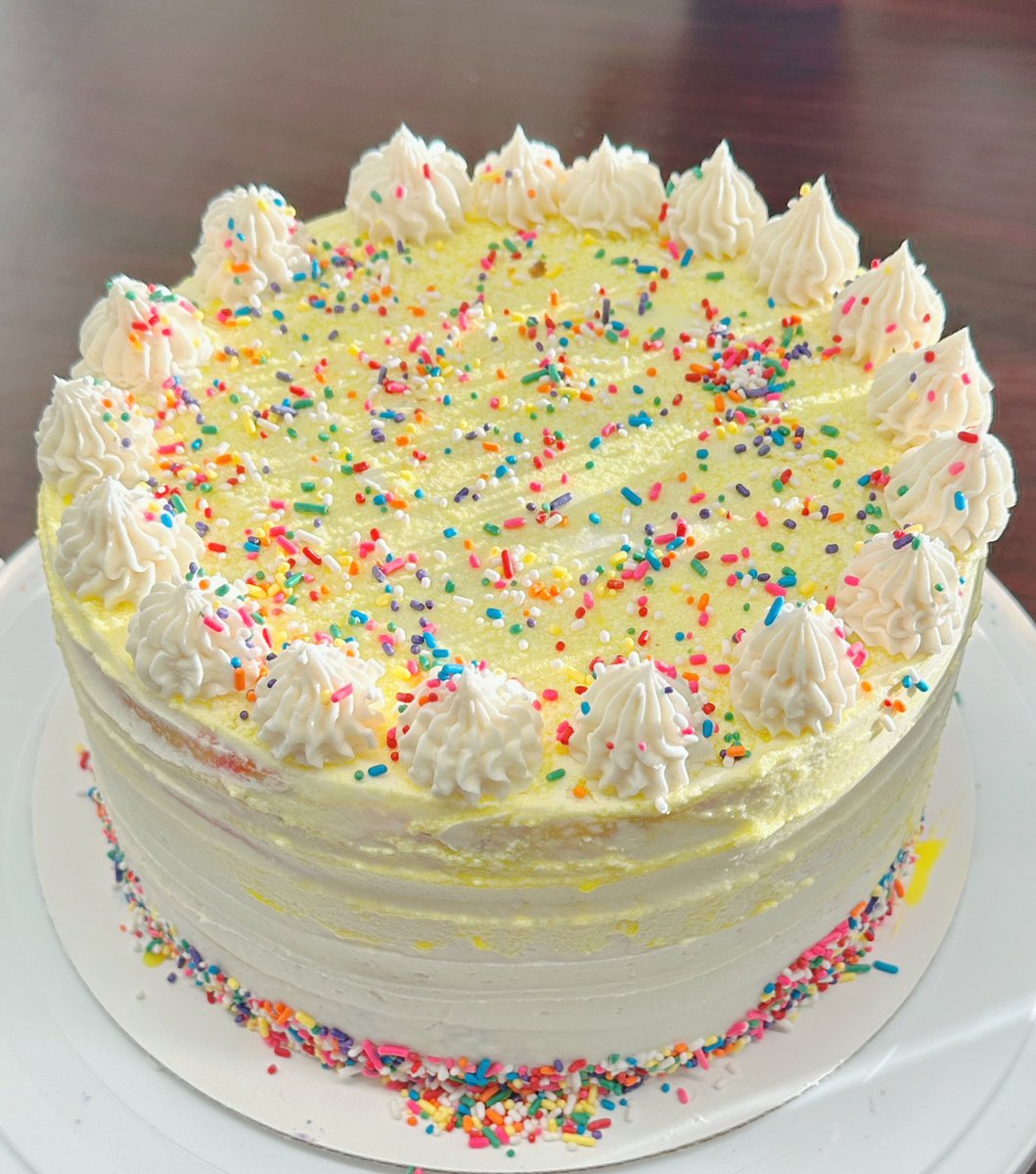 March birthday celebrations were kicked off today with a yummy confetti cake from Becky Smith! #shesthebest