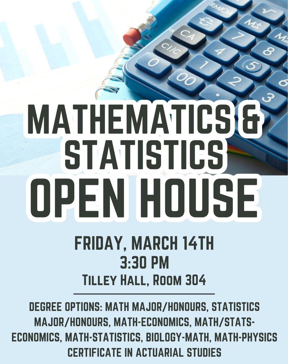 UNB Mathematics & Statistics, Fredericton tweet media