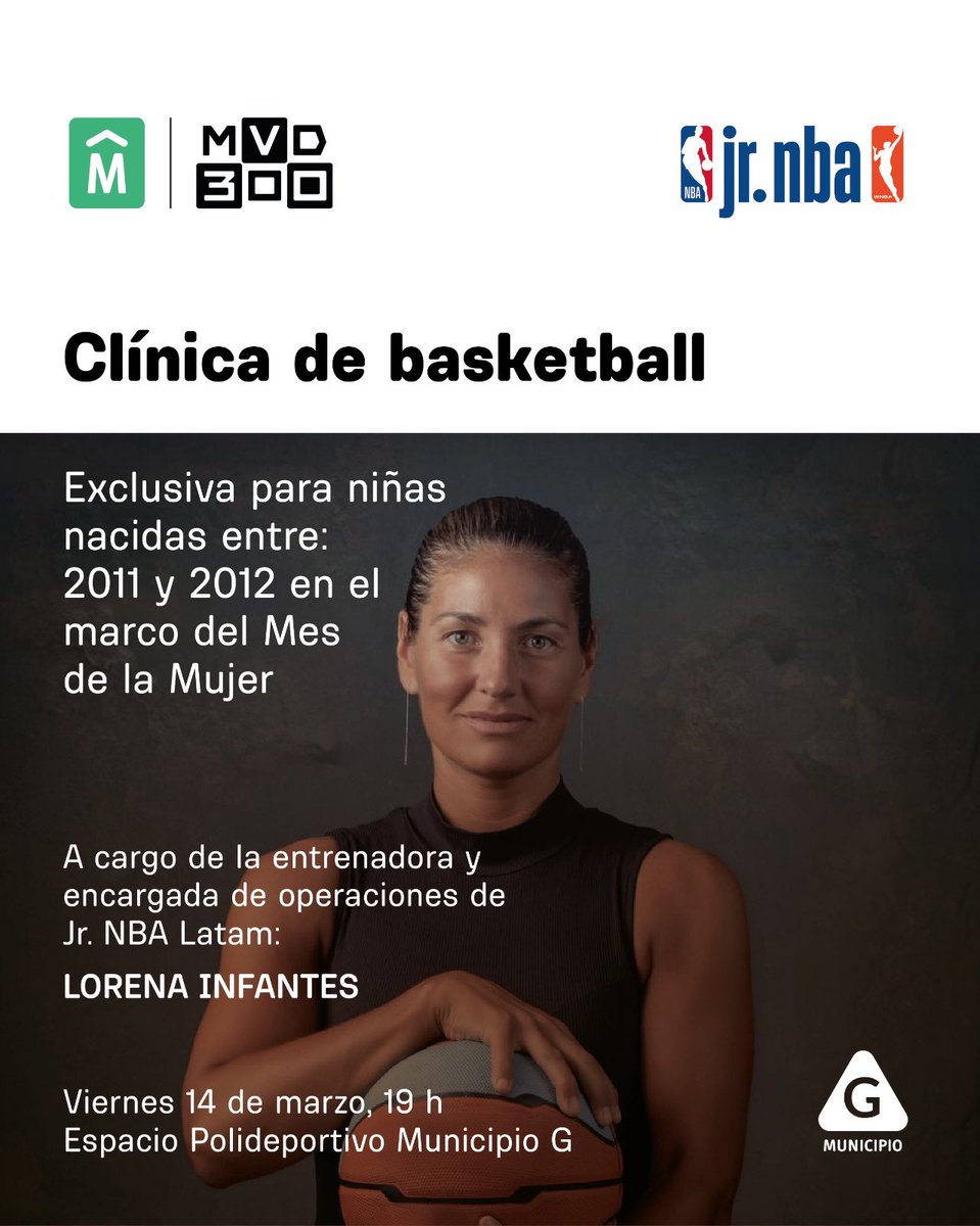 En el marco de Marzo, Mes de las Mujeres se brindará un taller para niñas que participan del torneo #JrNBA 🏀

📍Camino del Pretal 5961

¡Acercate a presenciar la clase!