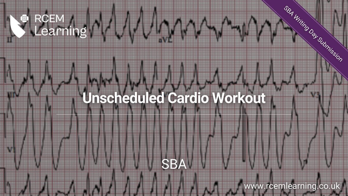 NEW: Our FIRST #SBA Writing Day Submission: 

"A 30-year-old male presents to the emergency department (ED) after waking up with shortness of breath and palpitations. He denies chest pain and syncope but appears pale."

rcemlearning.co.uk/modules/unsche…