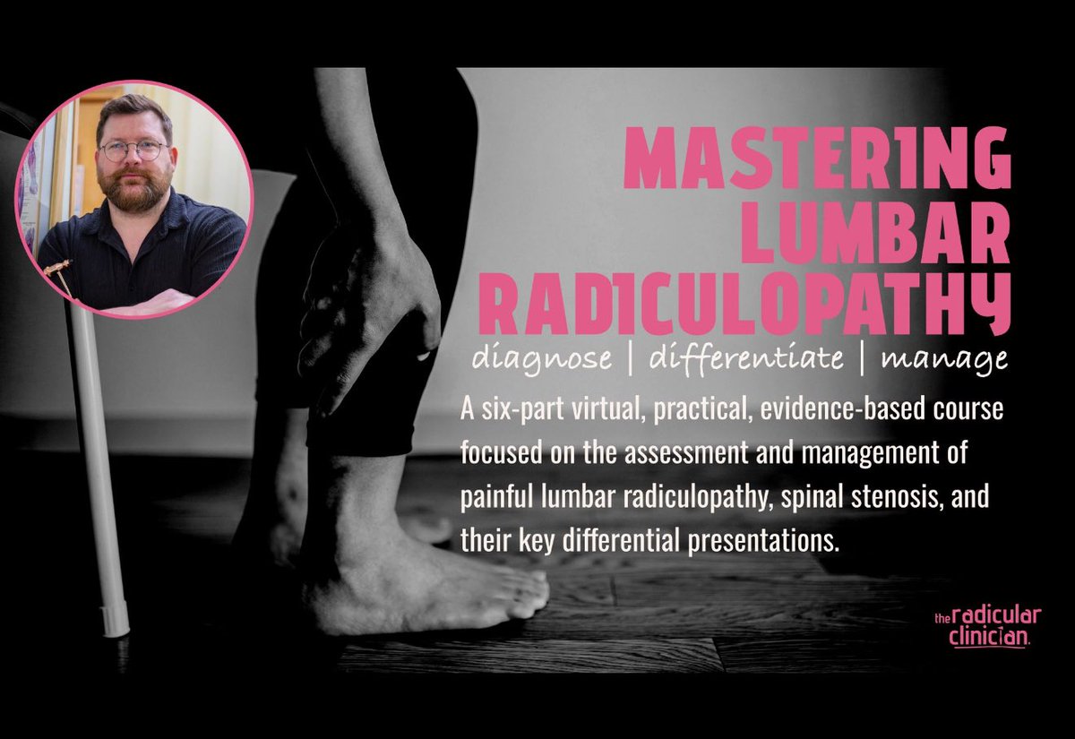 🚨 NEW COURSE ANNOUNCEMENT! 🚨

Are you ready to level up your spinal care skills?

We’re launching Mastering Lumbar Radiculopathy, a 6-week interactive course led by Spinal Specialist Physiotherapist Adam Dobson – and the waitlist is now open! 🎉

Here’s what you’ll gain from