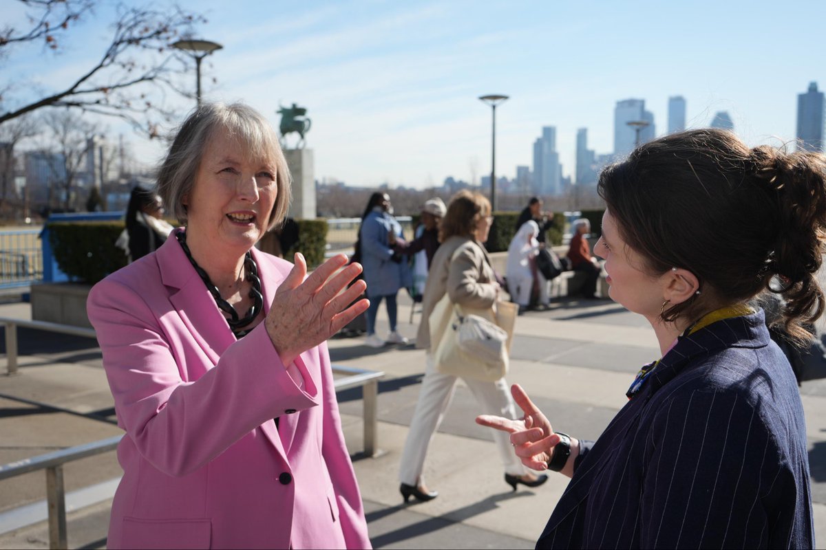Harriet Harman (@harrietharman) on Twitter photo At the Commission on the Status of Women as 🇬🇧 Special Envoy to work for progress on equality #ForAllWomenAndGirls worldwide
<a href="/UKUN_NewYork/">UK at the UN 🇬🇧🇺🇳</a> At the Commission on the Status of Women as 🇬🇧 Special Envoy to work for progress on equality #ForAllWomenAndGirls worldwide
<a href="/UKUN_NewYork/">UK at the UN 🇬🇧🇺🇳</a>