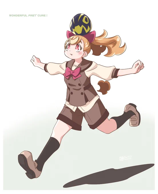 ⊂#わんだふるぷりきゅあ!evolution!!⊃ 第9話の こむぎちゃん。いまだ中学生こむぎちゃんロスひきずってとっても寂しいです。#犬飼こむぎ #私立湾岸第二中学校 