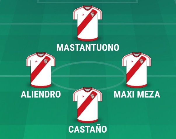 Después vemos el resto, pero yo voy con este mediocampo a la guerra.