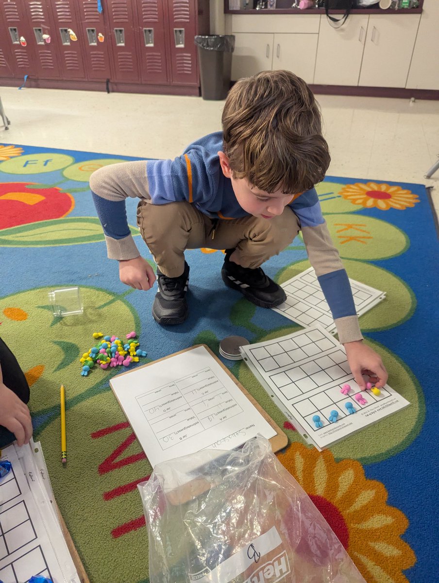 Working on <a href="/CountingCollect/">Counting Collections</a> in 1st grade <a href="/live_red/">Livingston Schools</a>