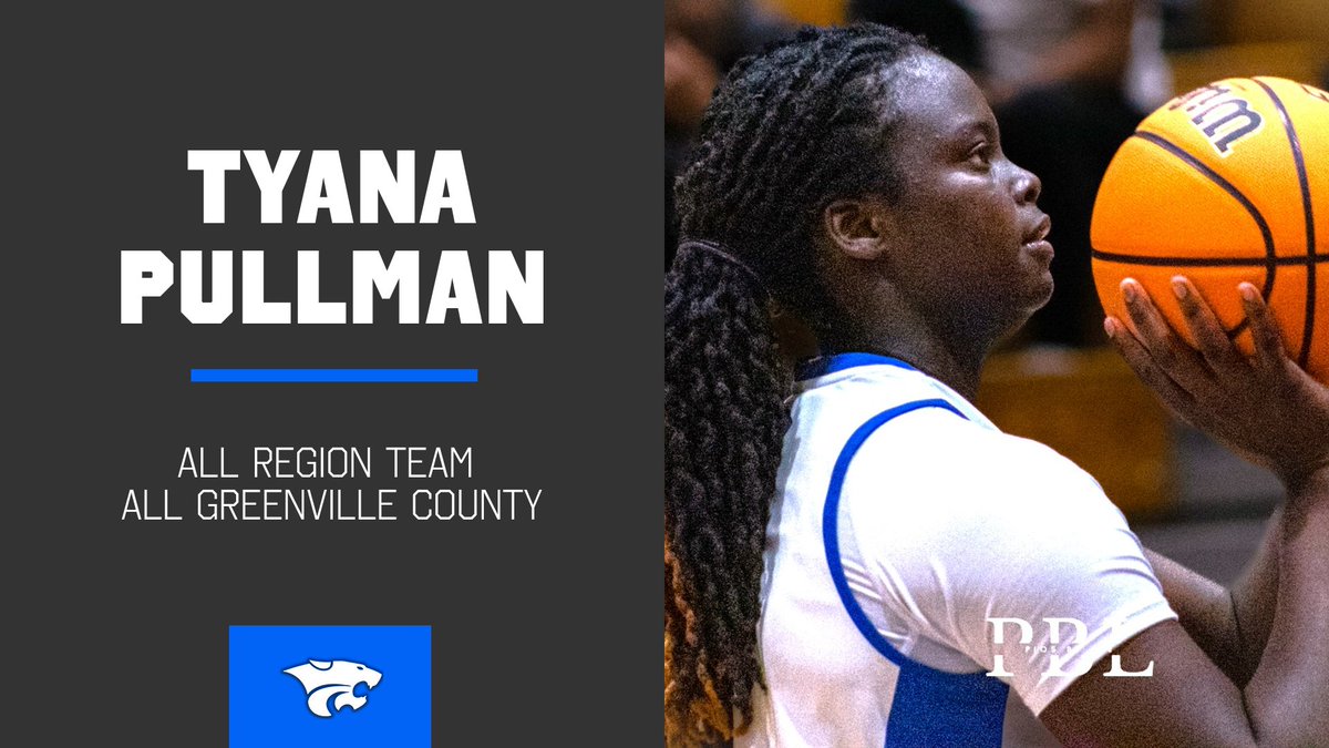 Congratulations to Wildcat Ty Pullman on being selected to the Varsity Girls Basketball All-Region Team and the All-Greenville County Team!

#WeAreWoodmont 🏀