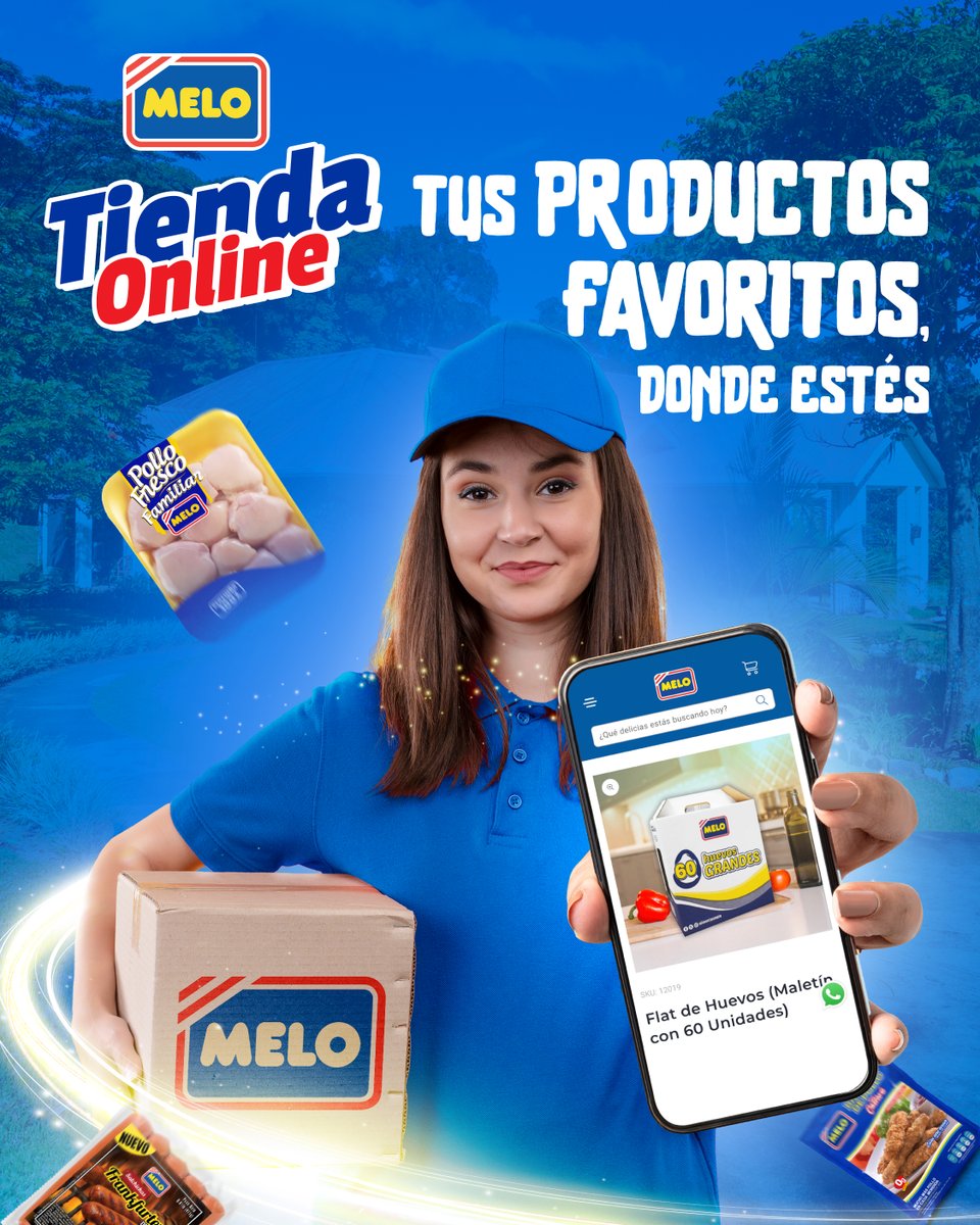 ¿Estás buscando el flat de huevos?🥚🍳

Estés, donde estes, tus productos favoritos están a un clic de distancia. 🛍️

Compra fácil y rápido en nuestra Tienda Online, haz clic en el link de nuestra bio. 🛒📦

#TiendaOnlineMelo #DeUnClicATuMesa #AlimentosMelo