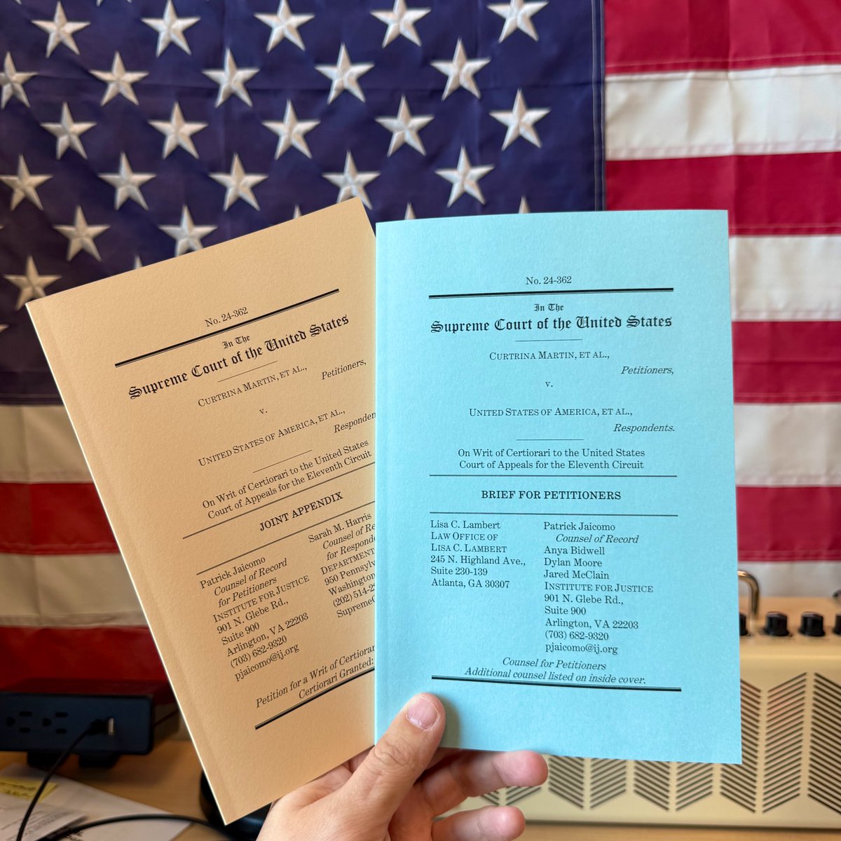 pjaicomo's tweet image. On 3/7, @IJ filed our merits brief in Martin v. US.

We explain why the gov’t can’t claim #SovereignImmunity for intentional torts committed by FBI agents raiding the wrong house.

This case is about one of the last threads of federal accountability.

The gov’t’s trying to cut