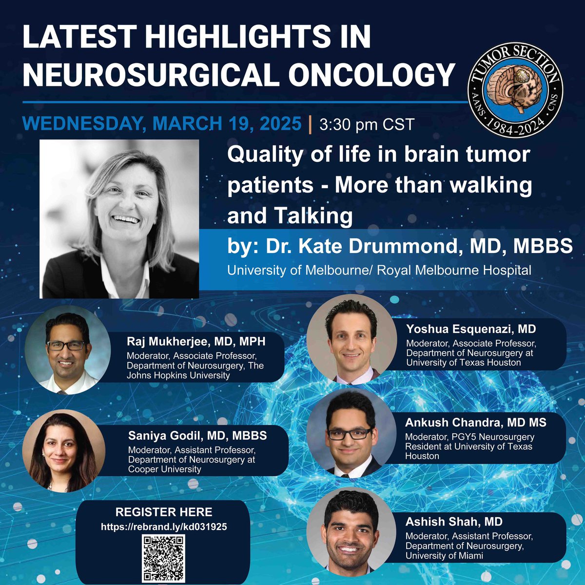 Yoshua Esquenazi, M.D, FAANS (@esquenazimd) on Twitter photo Please join us for the next webinars from the tumor section <a href="/AANSNeuro/">AANS</a> <a href="/CNS_Update/">CNS</a> <a href="/CNSResidents/">CNSResidents</a> <a href="/NeurosurgUTH/">UT Houston Neurosurgery</a> Please join us for the next webinars from the tumor section <a href="/AANSNeuro/">AANS</a> <a href="/CNS_Update/">CNS</a> <a href="/CNSResidents/">CNSResidents</a> <a href="/NeurosurgUTH/">UT Houston Neurosurgery</a>