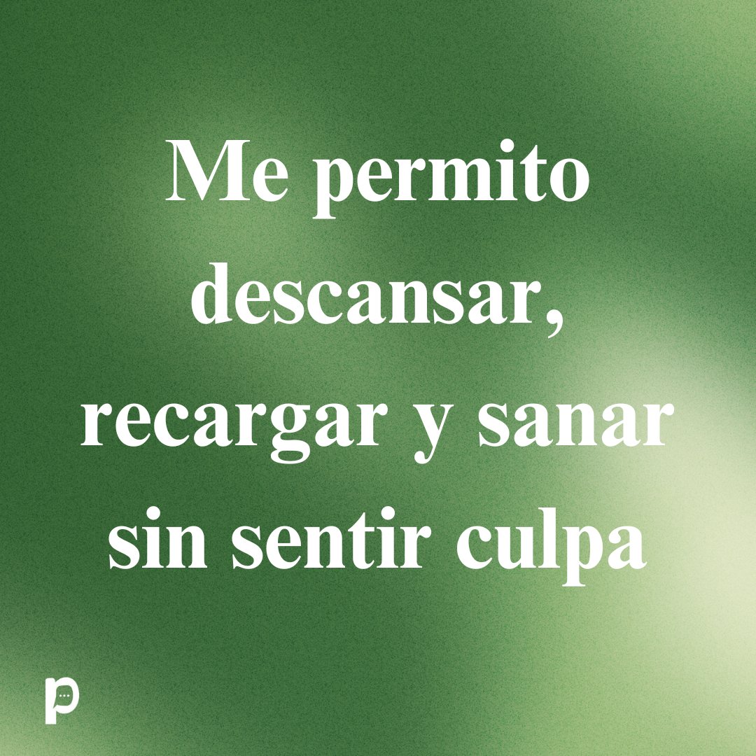 En un mundo que se mueve rápido, es importante recordar, “descansar, recargar y sanar sin sentir culpa”. 

Para más recursos sobre salud mental y formas de recargarse, visite
promisetotalk.org.

#PromiseToTalk #GreenBenchOC #SaludMental