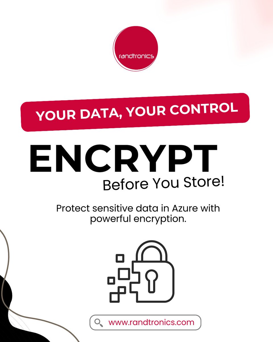 🔒 Securing data in Azure? Don’t leave it exposed! Encrypt sensitive information to stay compliant &amp; protected. ☁️✨

🔗 Learn more: randtronics.com

#cloudsecurity #azureencryption #dataprotection #cybersecurity #infosec