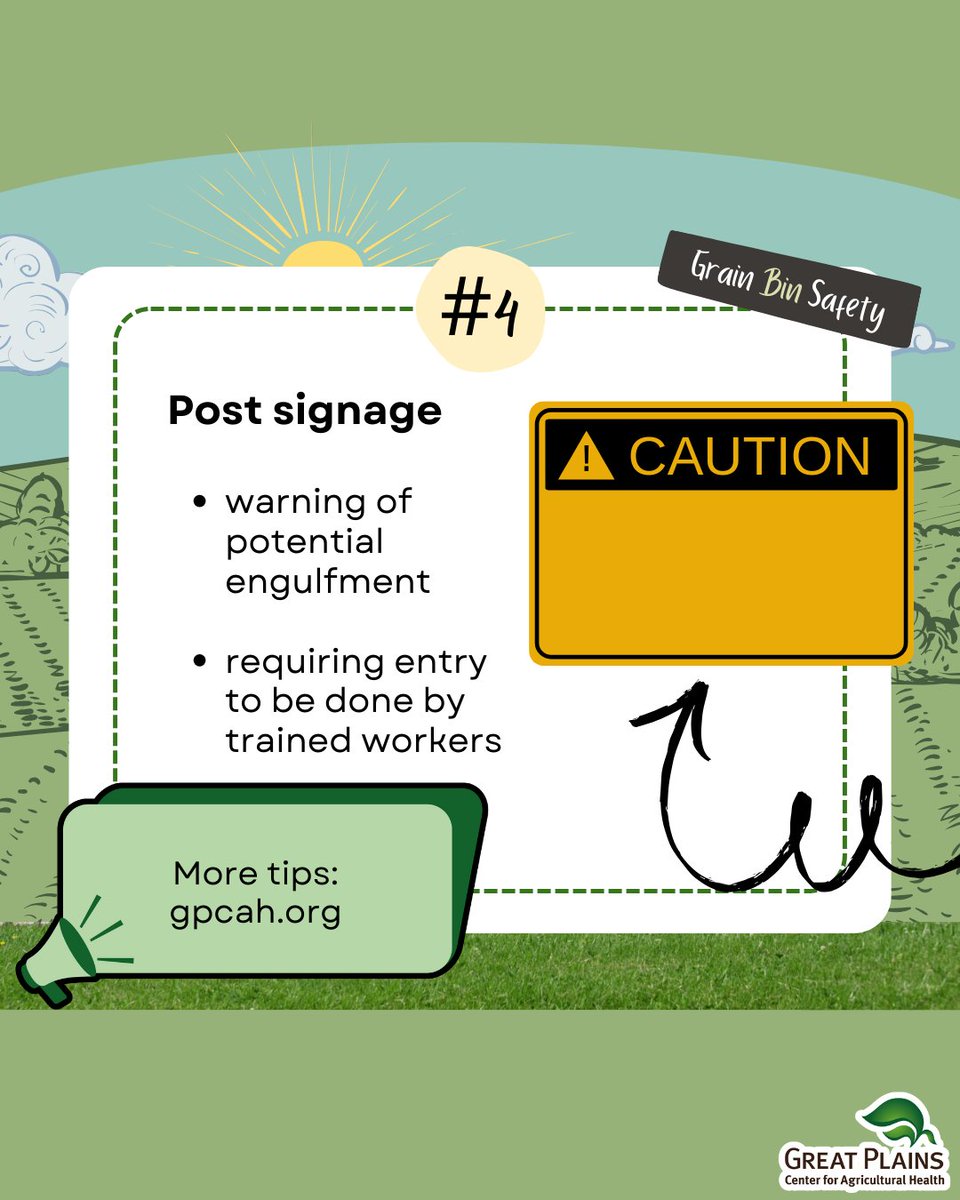 GPCAH's tweet image. Starting off, let’s talk #zeroentry. Think it’s impossible? Look at these slides for what your first considerations should be.
#grainbins #grainstorage #standup4grainsafety #standup4grainsafetyweek