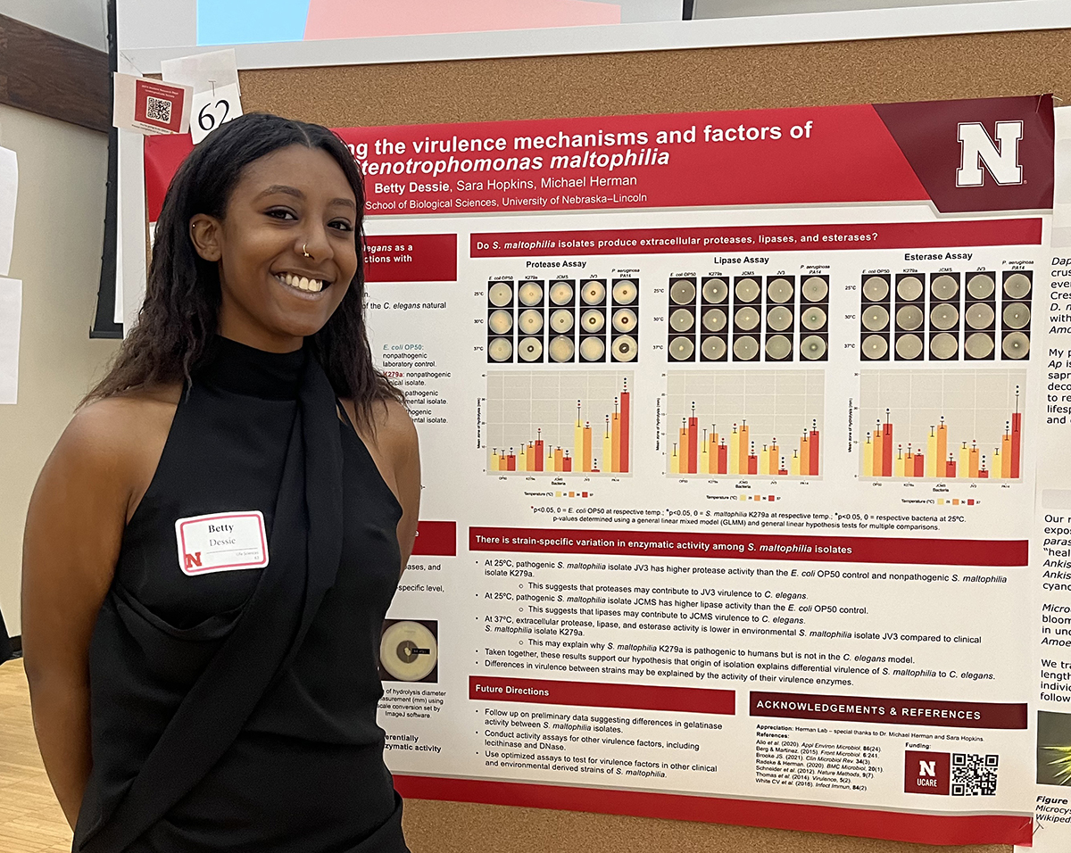UNL McNair (@unl_mcnair) on Twitter photo We mourn the loss of Betty Dessie, Class '24. Betty was one of the shining stars in her <a href="/UNL_McNair/">UNL McNair</a> cohort. Betty was a dedicated researcher & often mentioned her goal to pursue a PhD in infectious disease. Her voice will be missed by all of those who loved her. We mourn the loss of Betty Dessie, Class '24. Betty was one of the shining stars in her <a href="/UNL_McNair/">UNL McNair</a> cohort. Betty was a dedicated researcher & often mentioned her goal to pursue a PhD in infectious disease. Her voice will be missed by all of those who loved her.