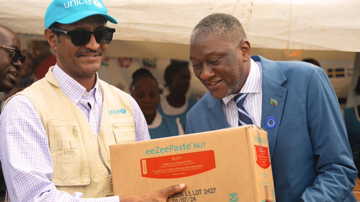 unicefzambia's tweet photo. 📢 Zambia takes a bold step in fighting maternal & child malnutrition with the launch of the #Nyamuka Advocacy Campaign in Monze!
The campaign, supported by @EU_Partnerships @EUinZambia and #SUNII, promotes breastfeeding support, MMS/MNP access, & early malnutrition detection. https://t.co/9gS3NPtgOm