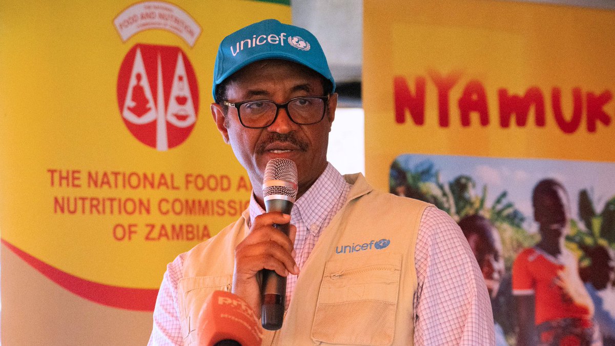 unicefzambia's tweet photo. 📢 Zambia takes a bold step in fighting maternal & child malnutrition with the launch of the #Nyamuka Advocacy Campaign in Monze!
The campaign, supported by @EU_Partnerships @EUinZambia and #SUNII, promotes breastfeeding support, MMS/MNP access, & early malnutrition detection. https://t.co/9gS3NPtgOm