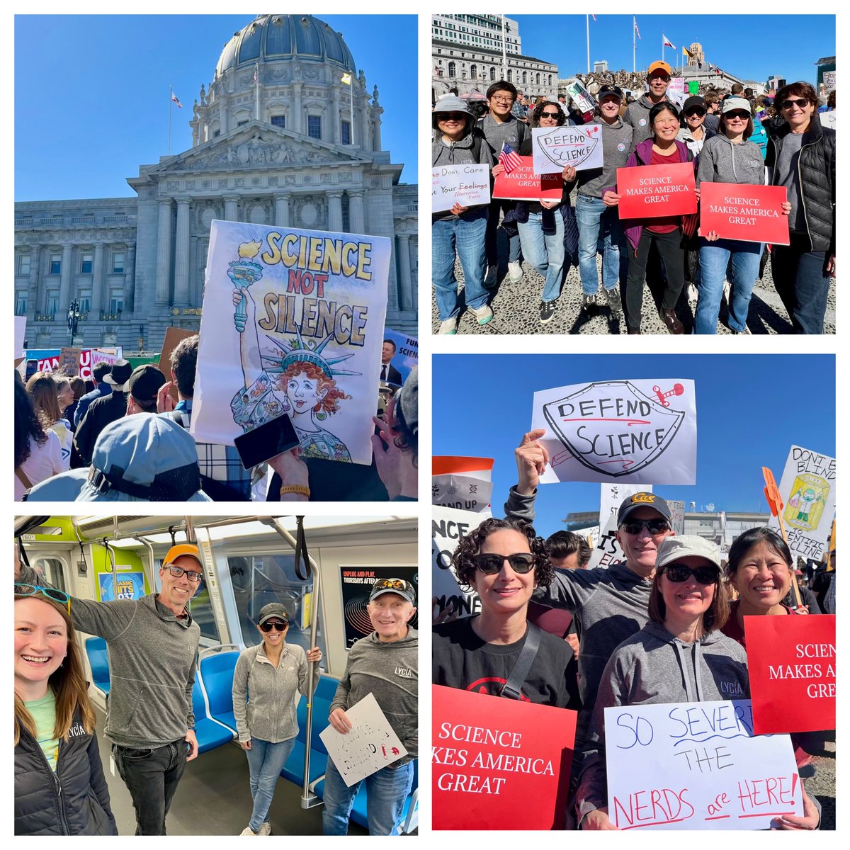 LyciaTx's tweet photo. We stood up for science! On Friday, our team joined the #StandUpForScience2025 Rally to support research &amp; innovation. Amazing energy, inspiring voices—let’s keep advocating for science! #ScienceMatters #ResearchForAll #StandUpForScience https://t.co/jGX0P2M0T3