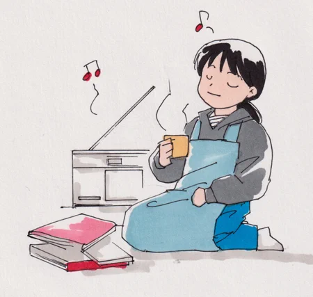 専業主婦時代の絵