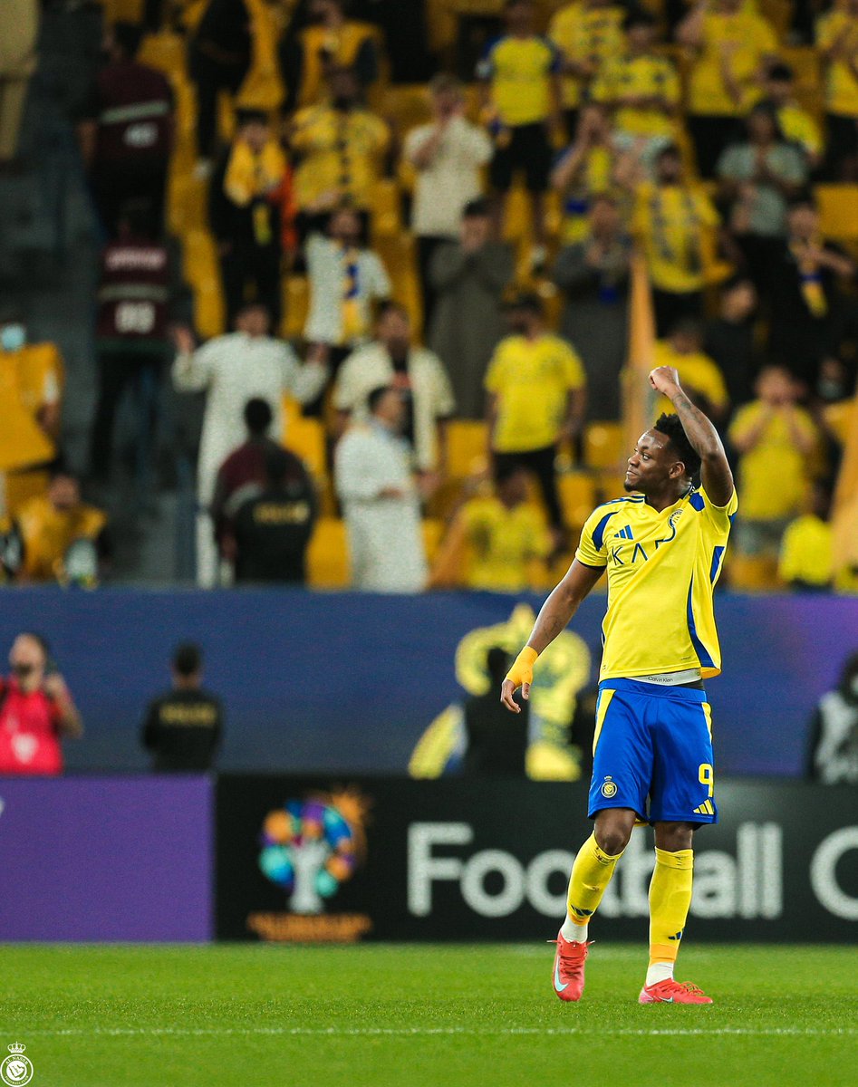 الف مبروك لجماهير العالمي 💛💙
ولا عزاء لمن تمنى خسارته.
ليلة جميلة، وباذن الله تستمر هذه الليالي الرمضانية الجميلة
 #النصر_الاستقلال
