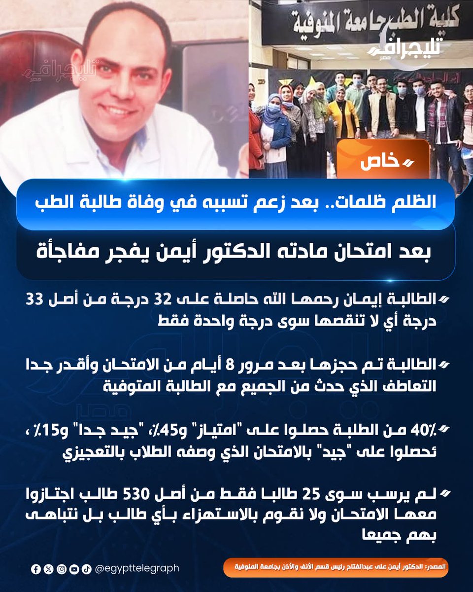 mosamir2456's tweet photo. #حق_الطالبة_ايمان_دياب

درجات الانشطه ايمان الوحيده اللي مقفلاها، حضرتك ايمان نفسها كانت ف المستشفي وقت ما الشباب كانوا بيعرضوا النشاط، اقنعني هي قفلتها ازاي؟. احترموا عقليتنا بالله عليكم.. احنا عرضنا حاله ايمان عل دكاتره ف امريكا وكلهم صدقوا علي كلام دكاتره الاقصر واللي حصل. https://t.co/ZyLdpdk3N2