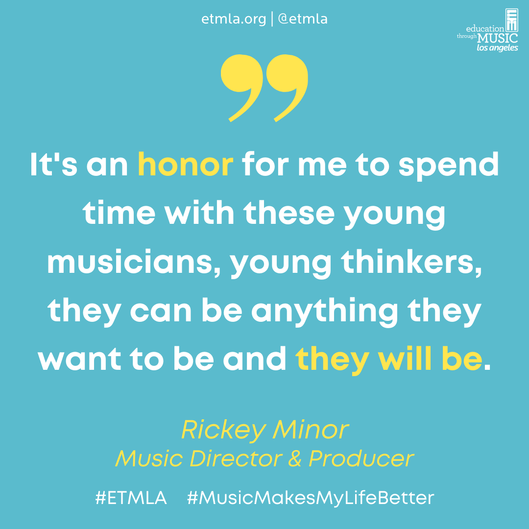 With the right resources &amp; opportunity, children can achieve all they dream of. Music education is always a supportive way for students to actualize ambitions. #MusicMakesMyLifeBetter #ETMLA #KeepTheMusicPlaying #GiveTheGiftOfMusic #MusicEducation #NonProfit #LosAngeles #Music