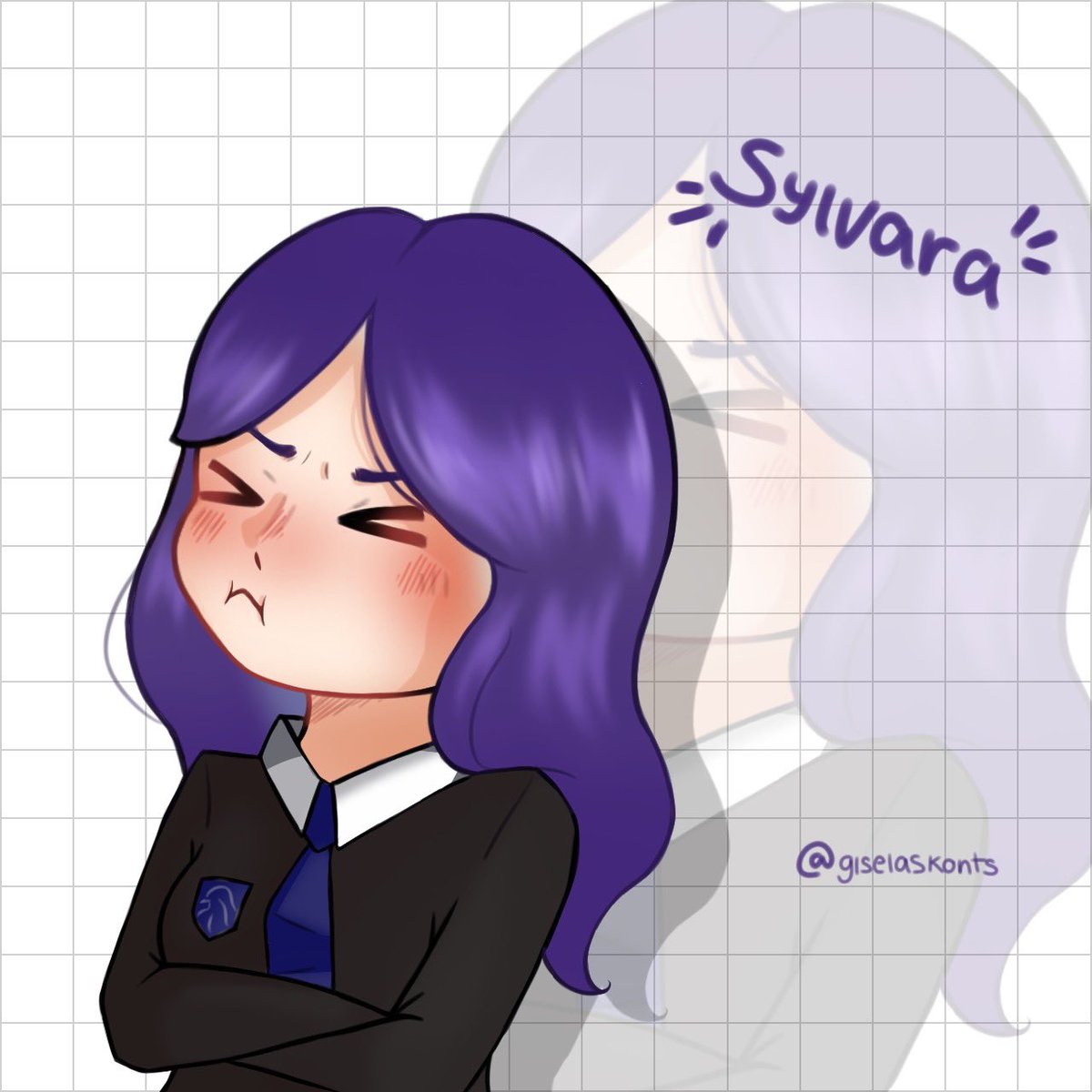 giselaskonts's tweet photo. Voy atrasada en el rol, viendo los vods pero me ha encantado Sylvara y sus ataques de celos adolescentes😭💜
Dibujo rapidillo<3
@LiliCross_ 
#noxrp #SylvaraMoonveil https://t.co/ELScGI6cl9