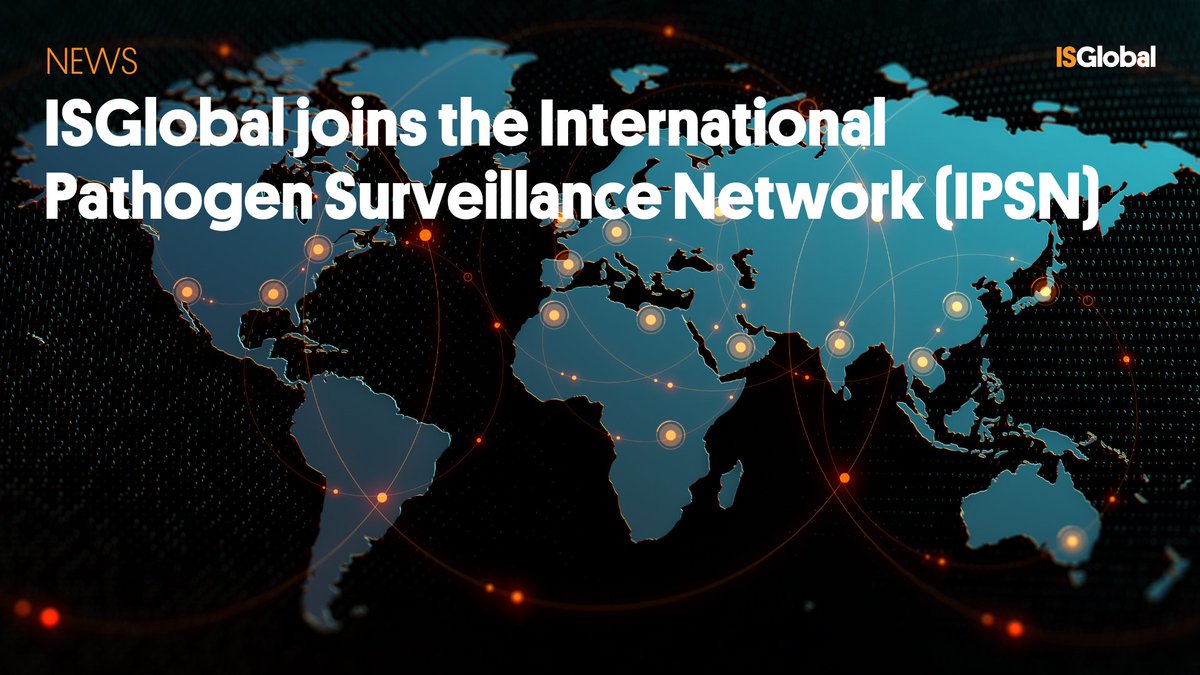 ISGlobal (@isglobalorg) on Twitter photo 💥 Exciting news! #ISGlobal is now an official member of the International Pathogen Surveillance Network (IPSN), a global initiative led by <a href="/WHO/">World Health Organization (WHO)</a> to track pathogens, improve data sharing, and enhance pandemic #preparedness.🔬🌍 Joining forces for a healthier world!
Learn more 💥 Exciting news! #ISGlobal is now an official member of the International Pathogen Surveillance Network (IPSN), a global initiative led by <a href="/WHO/">World Health Organization (WHO)</a> to track pathogens, improve data sharing, and enhance pandemic #preparedness.🔬🌍 Joining forces for a healthier world!
Learn more