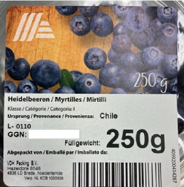#RecallSwiss – ALDI SUISSE ruft das Produkt «Heidelbeeren 250g» aufgrund von Pestizidrückständen zurück: recallswiss.admin.ch/customer-acces…
<a href="/BLV_OSAV_USAV/">BLV - OSAV - USAV</a>