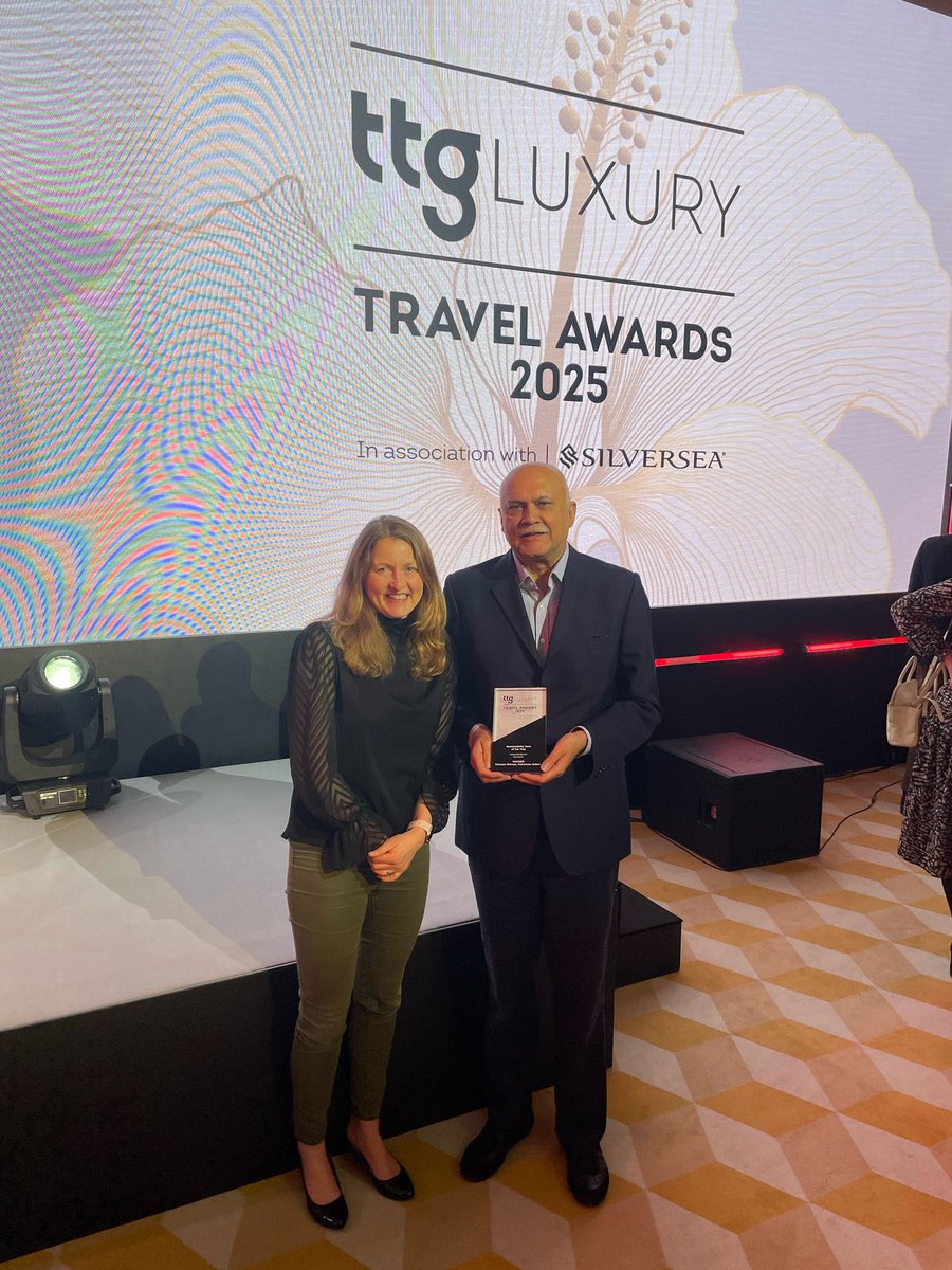 Praveen Moman, founder of Volcanoes Safaris, has been recognized with the prestigious Sustainability Hero of the Year award at the TTG Luxury Travel Awards. Congratulations to all the winners, Praveen Moman and the Volcanoes Safaris team. Read more   ttgmedia.com/luxury/winners…