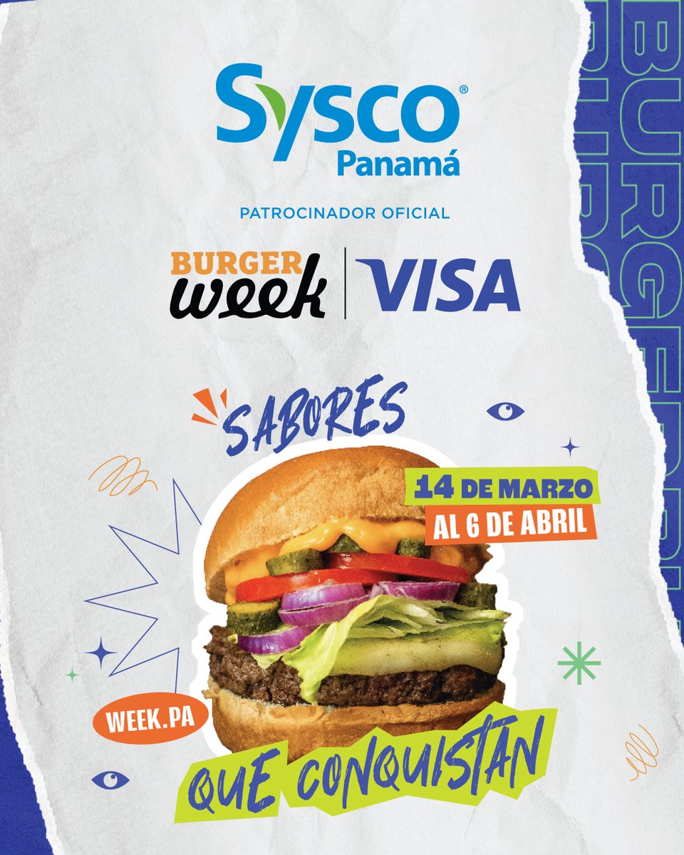SyscoPanama's tweet photo. 🍔🔥 ¡Una vez más, somos patrocinadores oficiales del Burger Week 2025! 🔥🍔
Celebramos la creatividad y el sabor junto a los mejores chefs y restaurantes. 🍔✨ ¿Listos para probar las hamburguesas más épicas? 🍽️
#BurgerWeek2025 #SyscoPanamá https://t.co/AvHS6rjjjT