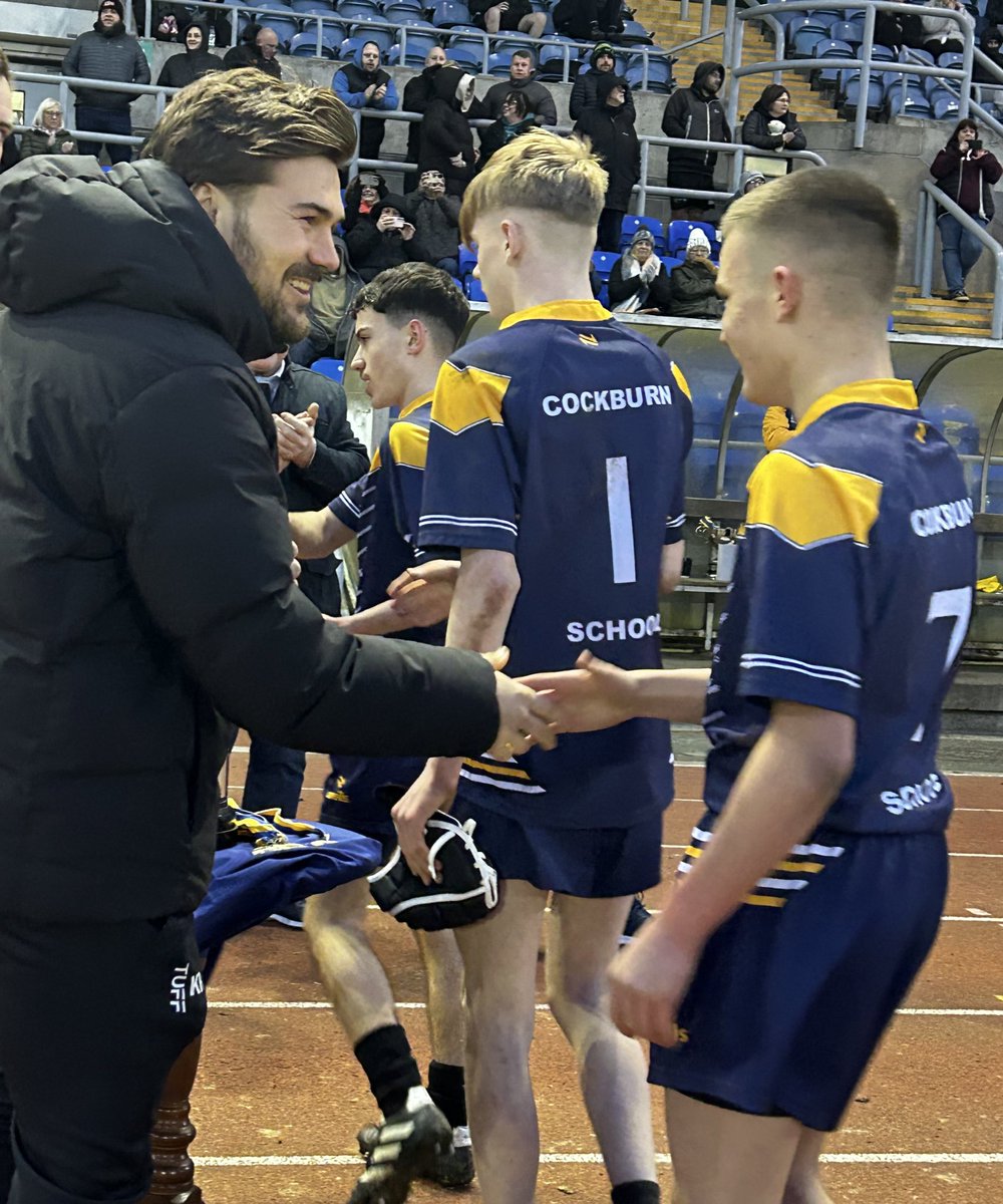 A huge thank you to <a href="/HunsletRLFC/">Hunslet RLFC</a> player, Kobe Rugless, for taking the time to come along to this evening's Finals Night to present the awards!🏆